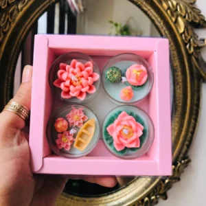 Mini Lotus Pond Tealights Set